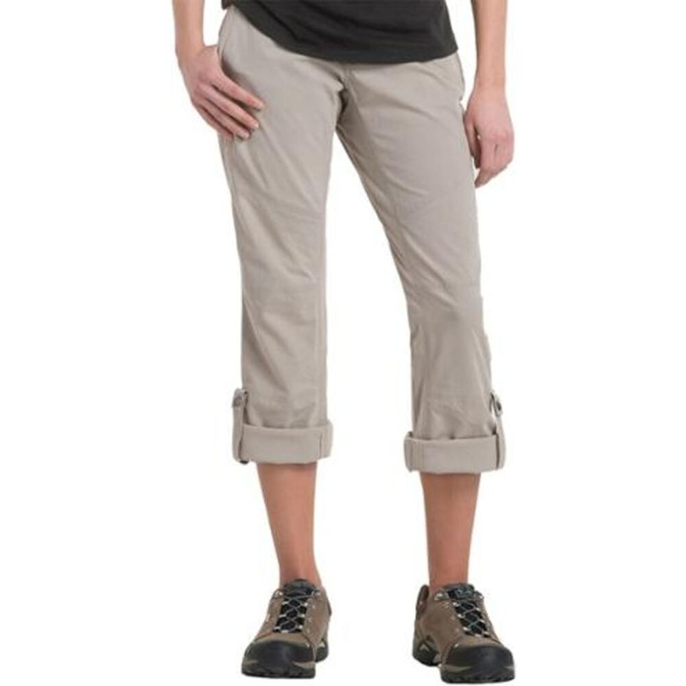 Kuhl Women's Kaki Outdoor Spire‎ Roll-Up Pants Size 4 Regular